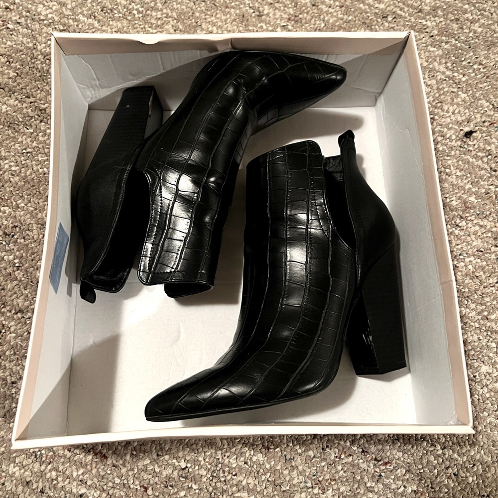 Cute Black Booties - Size 9